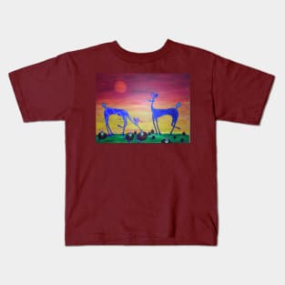 Deer @twilight Kids T-Shirt